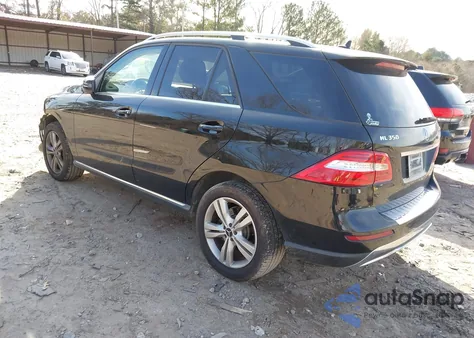 2013 Mercedes-Benz Ml 350 4Matic из США, поврежденный, VIN 4JGDA5HB8DA160222